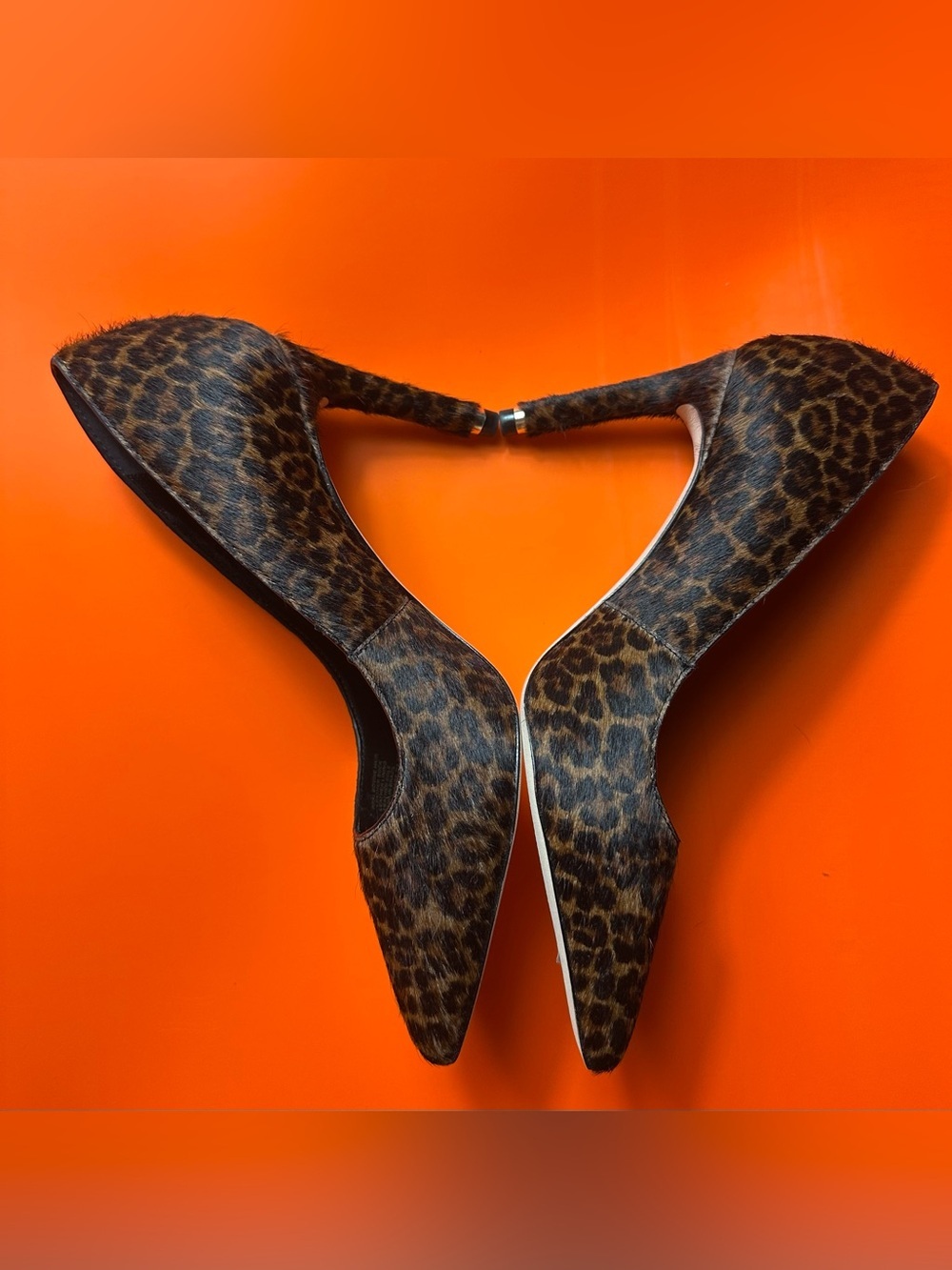 Leopard Print Pointed-Toe High Heels - Picture 13 of 16